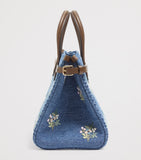 Valentino Garavani small embroidered Antibes top-handle bag, imported from the UK
