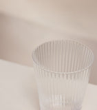 Soho Home fluted water glasses set of 4, 280ml capacity (British brand)