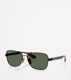 Ray-Ban x Scuderia Ferrari RB8336M square sunglasses, imported from the UK