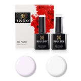 Superdrug Bluesky French Manicure Duo Set Gel Nail Polish- Buy online at McGrocer