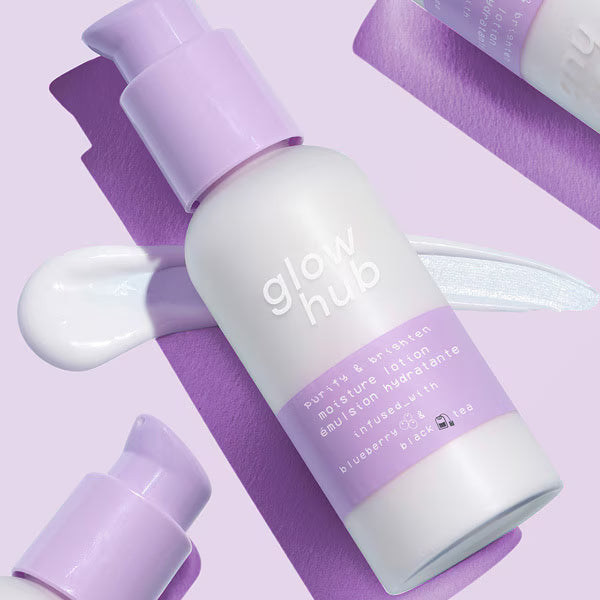 Glow Hub Purify and Brighten Moisture Lotion Facial Moisturiser, UK version