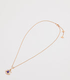 Bvlgari Divas' Dream rose gold diamond tanzanite necklace, UK version