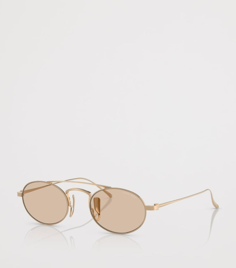 Giorgio Armani oval titanium sunglasses model AR6161T, UK version