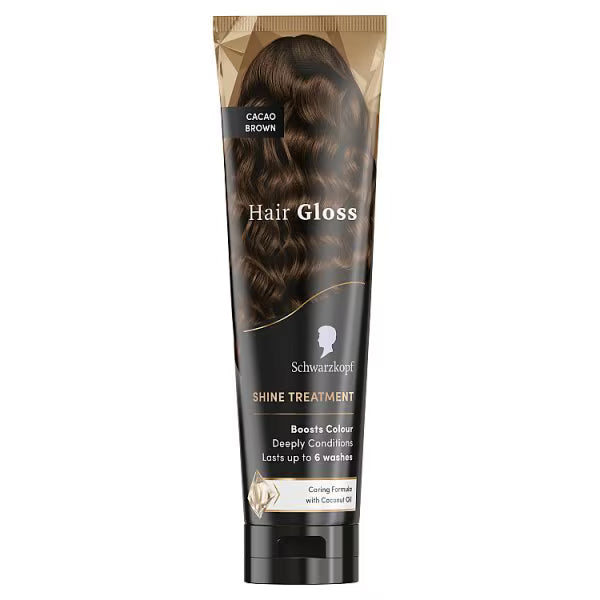 Schwarzkopf Hair Gloss Cacao Brown 150ml (British brand)