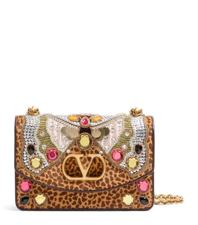 Valentino Garavani embellished Vain shoulder bag (British brand)