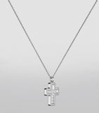 Chopard Happy Diamonds cross necklace 18kt white gold (British brand)