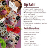 COSMEPICK cream cupcake lip balm 3x6g - British product