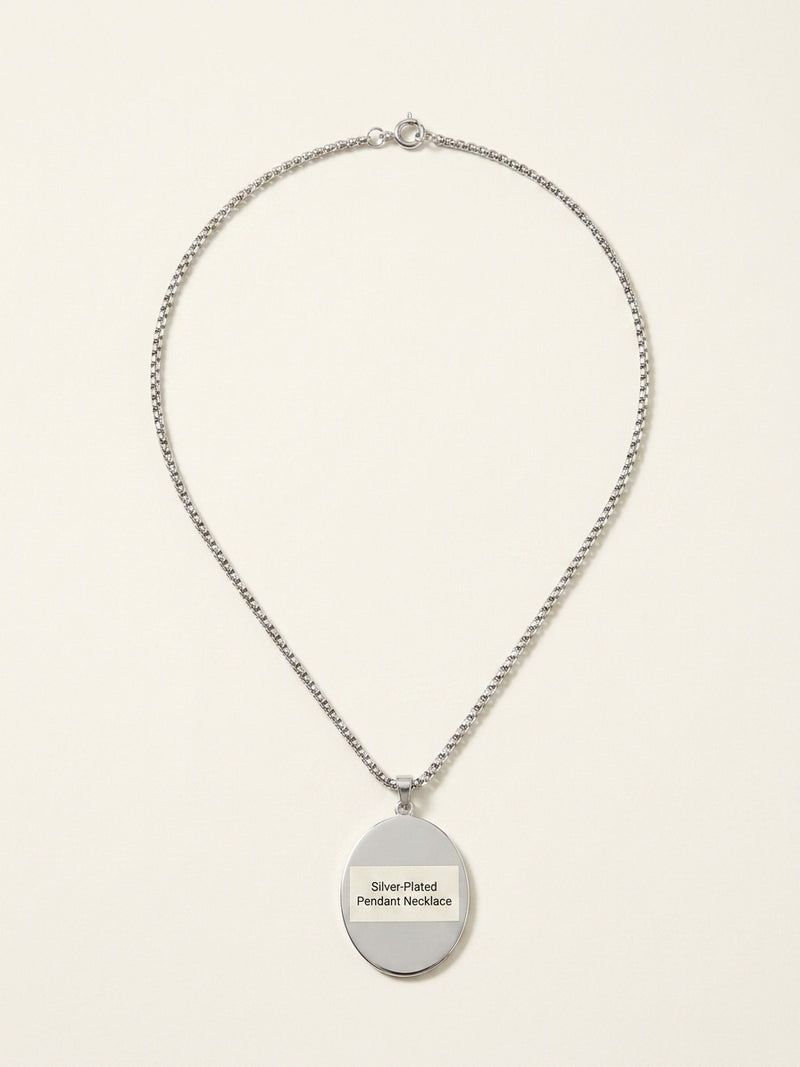 Prada triangle logo enamel necklace - British product