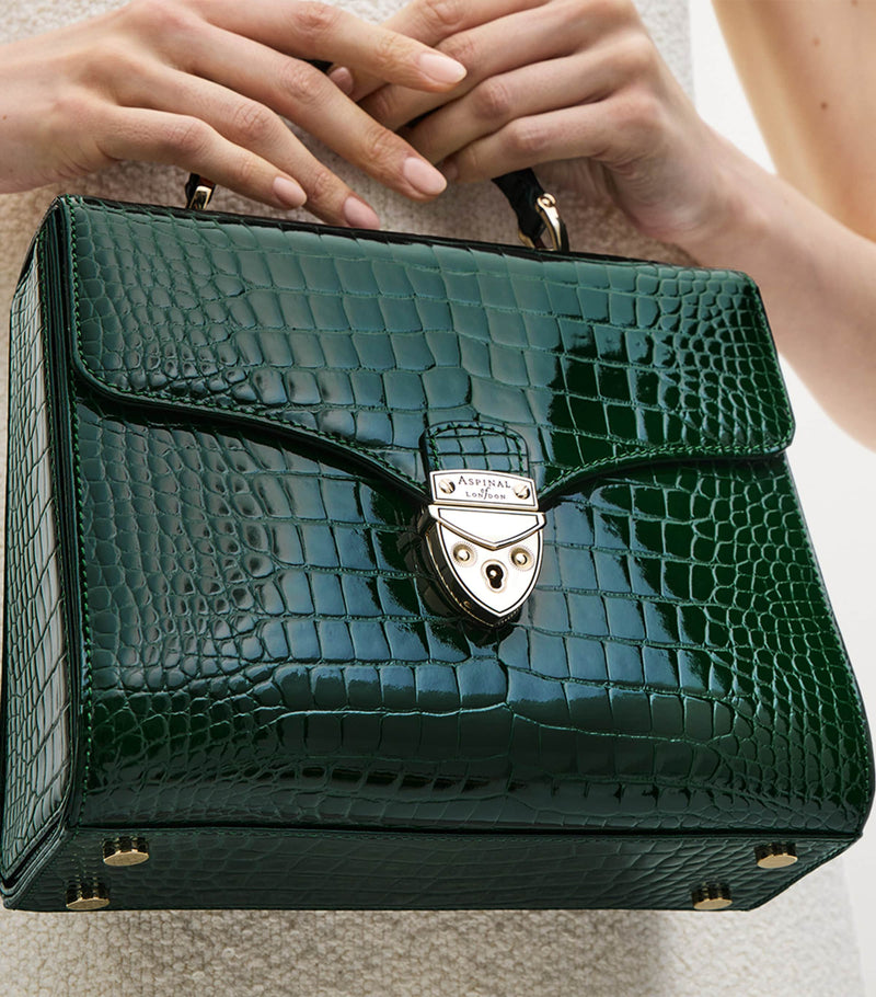 Aspinal of London Mayfair top-handle bag Italian leather (British brand)