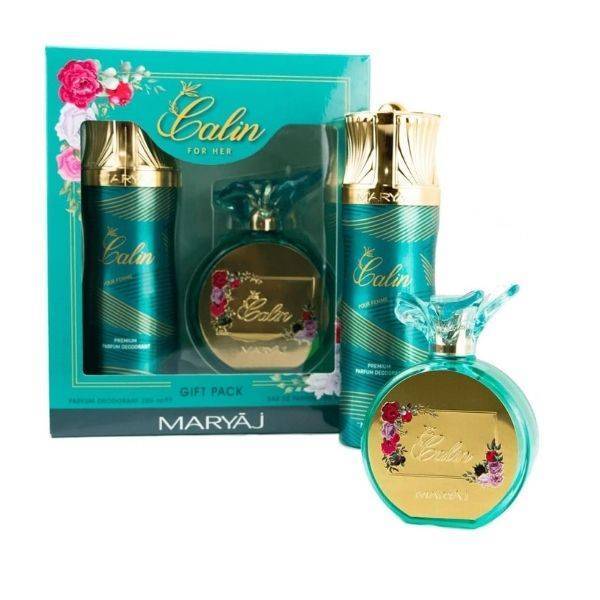 Maryaj Calin gift set 100ml EDP and 200ml deodorant spray (British brand)