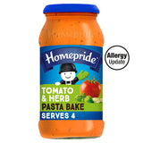 Homepride Tomato & Herb Pasta Bake Sauce 485g Italian Sainsburys   