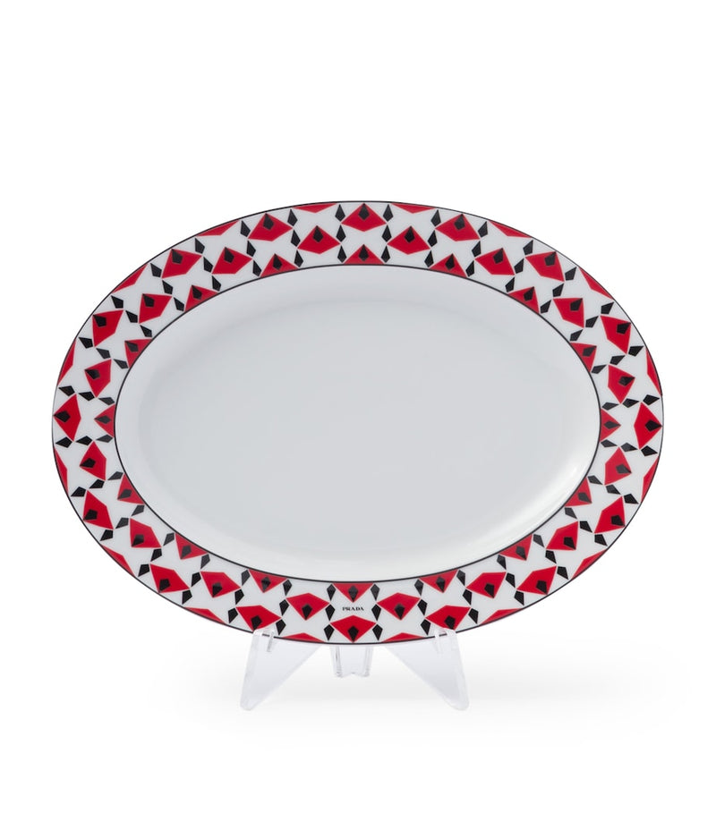 Prada Vienna serving plate 28cm, imported from the UK