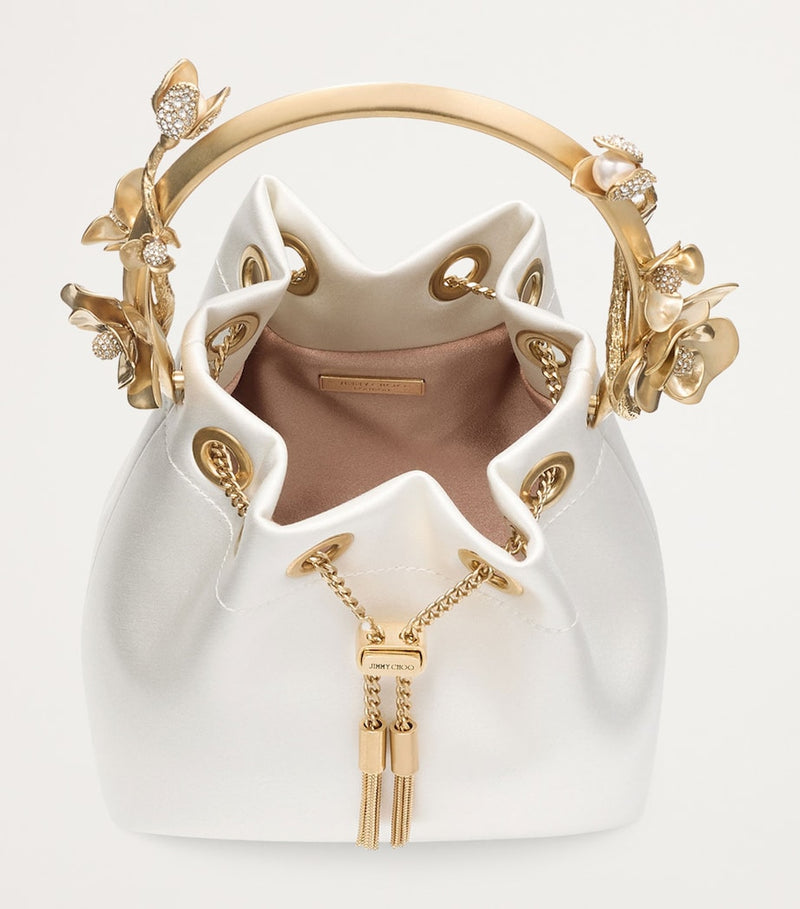 Jimmy Choo Bon Bon satin top-handle bag small, UK version