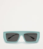 Tiffany & Co. injected rectangular sunglasses with blue tips, from the UK