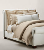 Ralph Lauren Supima Cotton Sateen Langdon super king fitted sheet 180cm x 200cm, imported from the UK
