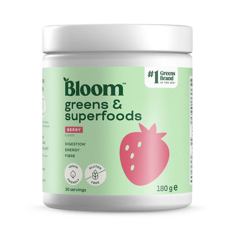 Bloom Berry greens powder 180g (British brand)