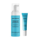 Superdrug Glow Hydrate & Foaming Cleanser and Hydrate & Brighten Eye Cream Set- Buy online at McGrocer