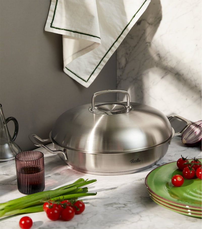 Fissler high-dome pan lid 28cm, imported from the UK