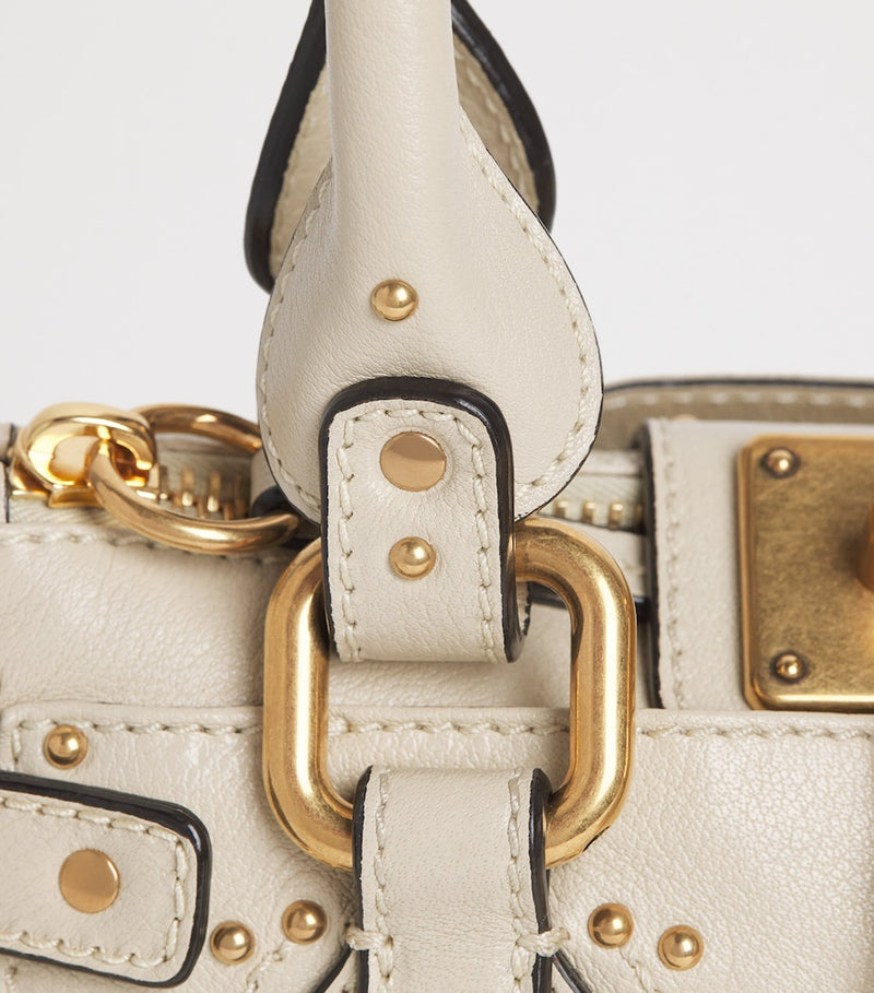 Chloé small leather Paddington top-handle handbag, imported from the UK