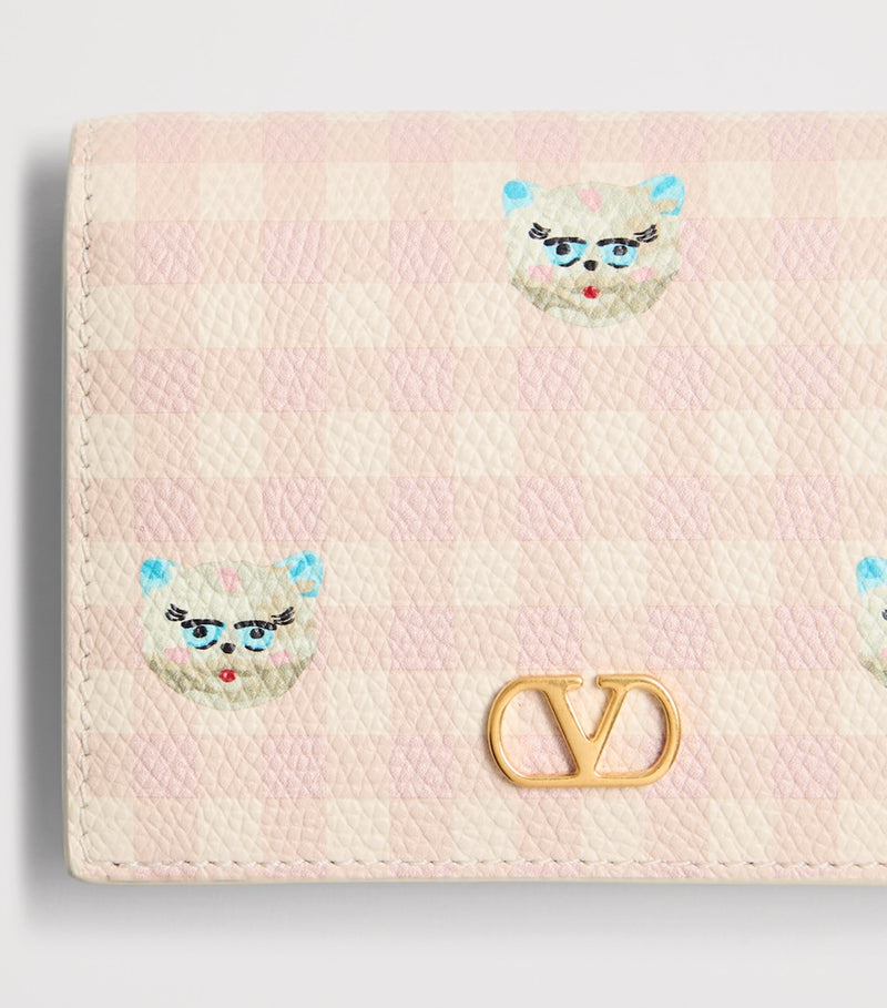 Valentino Garavani Le Chat de la Maison leather wallet (British brand)