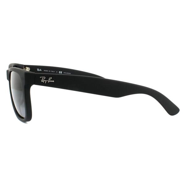 Ray-Ban Justin 4165 black polarised sunglasses, imported from the UK