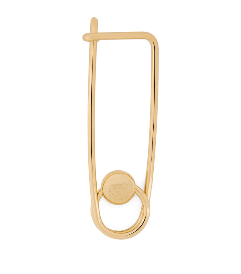 LOEWE gold-tone safety pin charm, imported from the UK