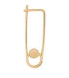 LOEWE gold-tone safety pin charm, imported from the UK