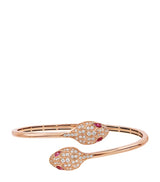 Harrods Bvlgari Rose Gold, Diamond And Rubellite Serpenti Bracelet- Buy online at McGrocer