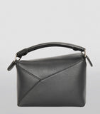 LOEWE mini Puzzle Edge top-handle bag in calfskin, imported from the UK