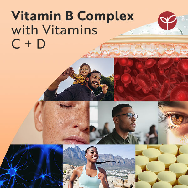 Nutravita Vitamin B Complex with Vitamin D and C 500 tablets (British brand)