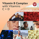 Nutravita Vitamin B Complex with Vitamin D and C 500 tablets (British brand)