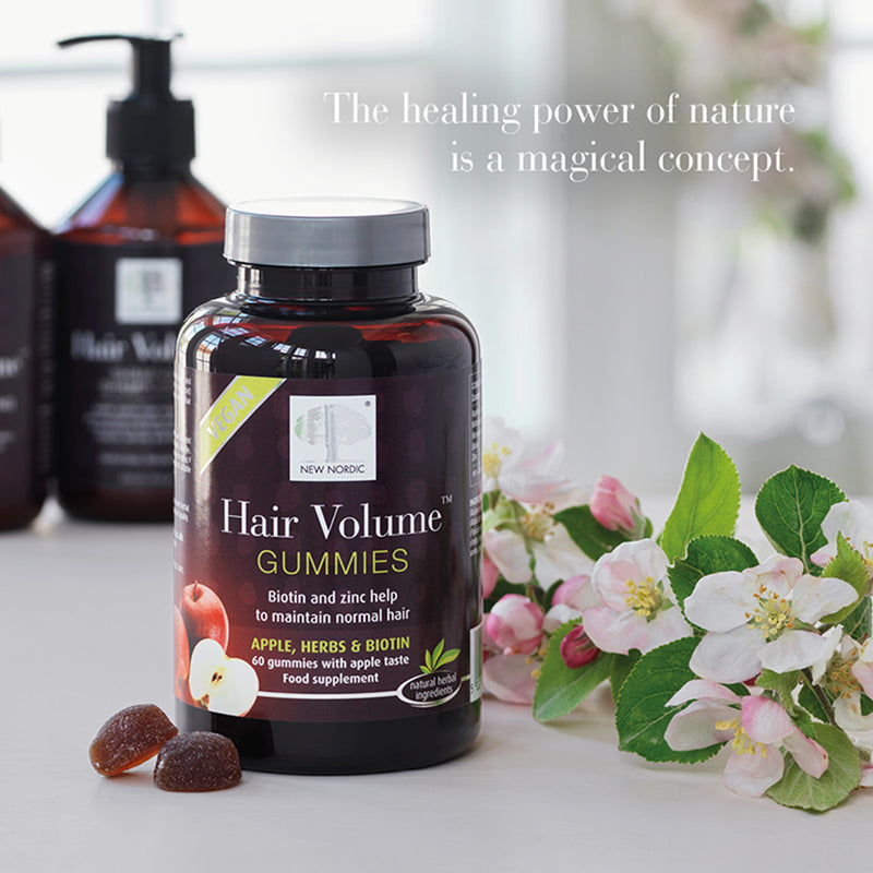 New Nordic Hair Volume Gummies 60 pack, imported from the UK
