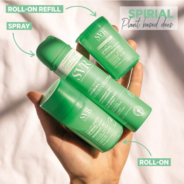 SVR Spirial Naturel Roll On Deodorant 50ml (British brand)
