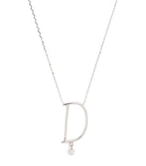 Harrods Persée White Gold and Diamond Alphabet Necklace- Buy online at McGrocer