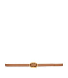 Saint Laurent leather oval buckle belt - British product