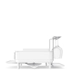 Simplehuman steel frame dish rack with rotating spout (British brand)
