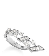 Harrods MARLI New York White Gold and Diamond Fifth Avenue Ring- Buy online at McGrocer