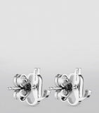 Jimmy Choo monogram stud earrings brass (British brand)