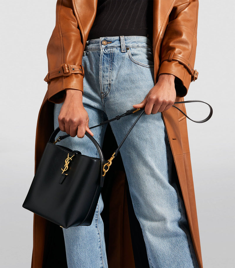 Saint Laurent Small Le 37 bucket bag smooth calfskin - British product