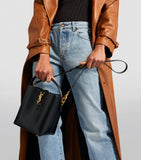 Saint Laurent Small Le 37 bucket bag smooth calfskin - British product