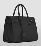 Saint Laurent Sac de Jour leather tote bag, imported from the UK