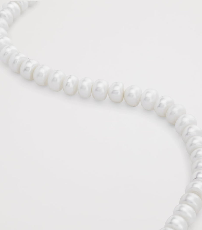 Monica Vinader Nomade gold vermeil pearl bracelet, imported from the UK