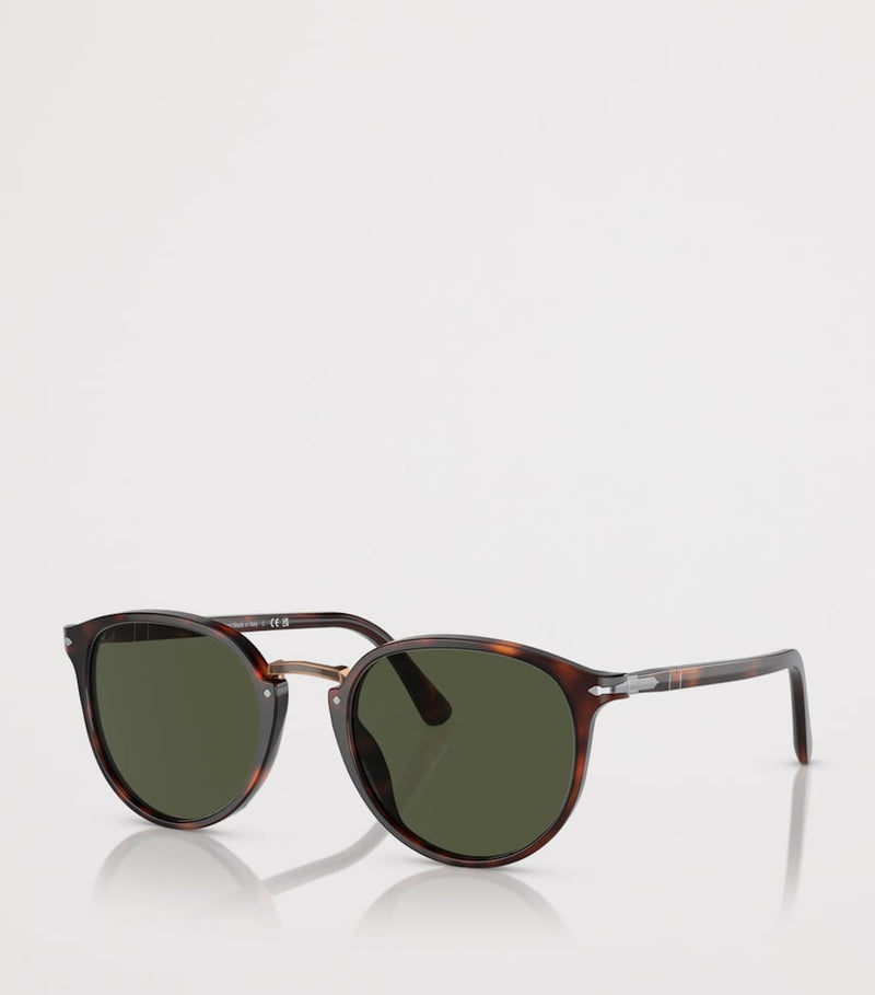 Persol acetate rounded square sunglasses 0PO3210S, UK version