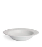 Royal Copenhagen white fluted porcelain deep plate 30cm, imported from the UK