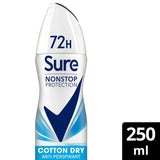 Sure Cotton Dry Nonstop Protection Anti-perspirant Deodorant Aerosol GOODS ASDA