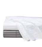 Pratesi Raso Rigato super king flat sheet, imported from the UK