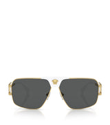 Harrods Versace Steel Sunglasses 0VE2251- Buy online at McGrocer