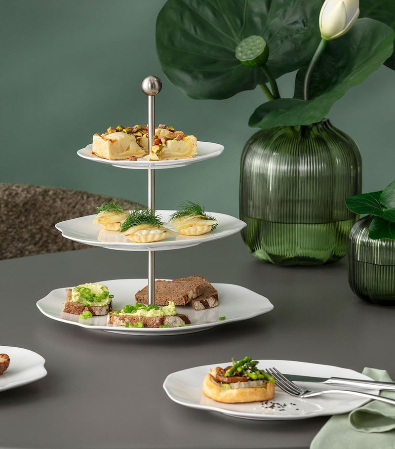 Villeroy & Boch Pura 3-tiered cake stand porcelain (British brand)