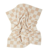 Harrods Binibamba Merino Wool Chequerboard Baby Blanket- Buy online at McGrocer