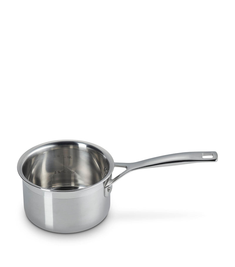 Le Creuset 3-ply stainless steel saucepan 14cm (British brand)